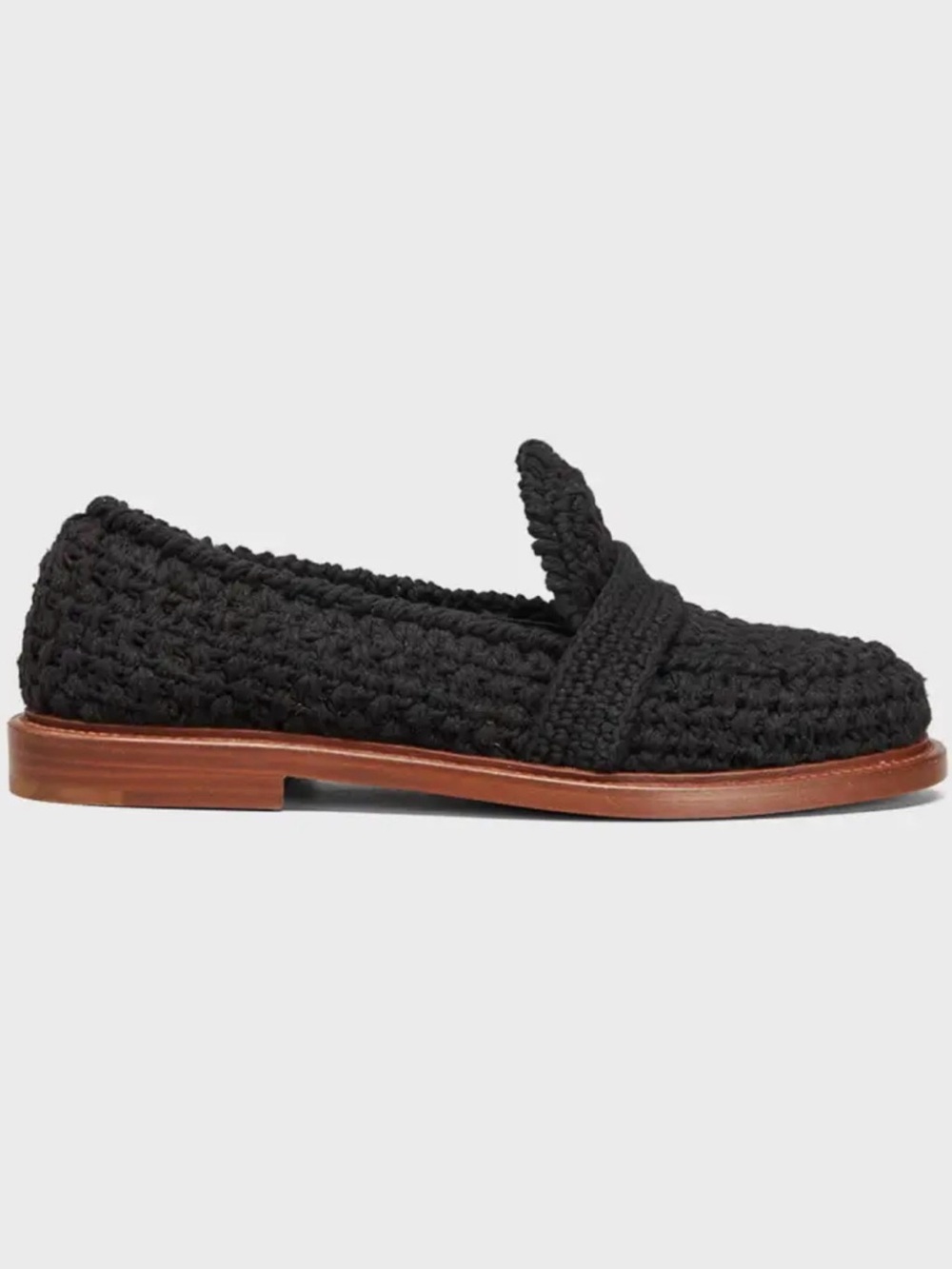 Chloé Kayla Crochet Slip-On Loafers